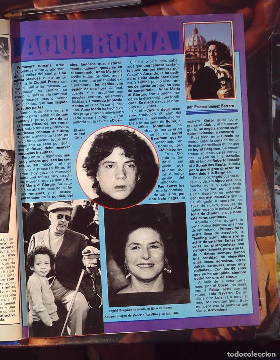 Cine: paloma gomez borrero paul getty ingrid bergman roberto rosellini