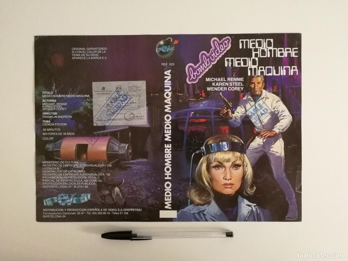 Cine: CARATULA ORIGINAL -A4- MEDIO HOMBRE MEDIO MAQUINA - CIENCIA FICCION - CYBORG 2087- MICHAEL RENNIE