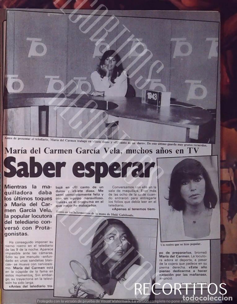 Cine: maria del carmen garcia vela