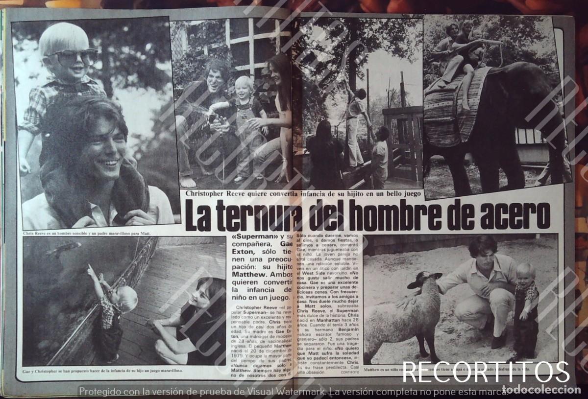 Cine: christopher reeve superman con su hijo