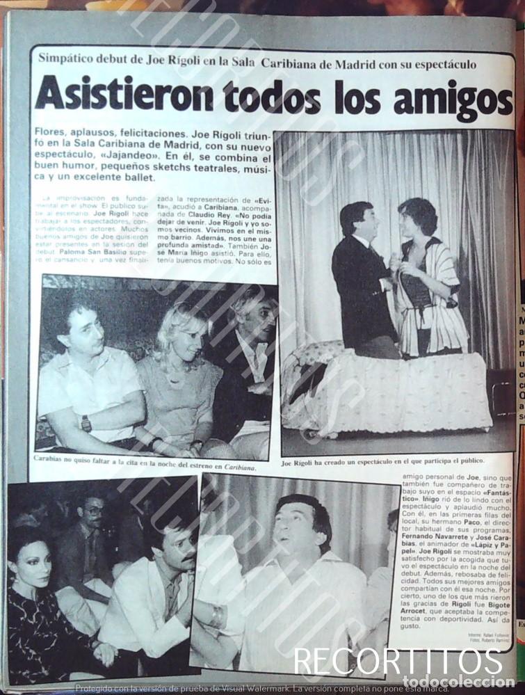 Cine: joe rigoli jose carabias paloma san basilio