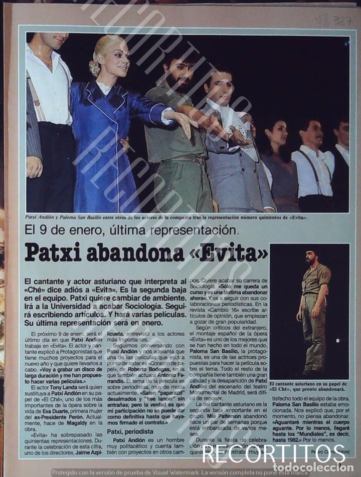 Cine: evita paloma san basilio patxi andion
