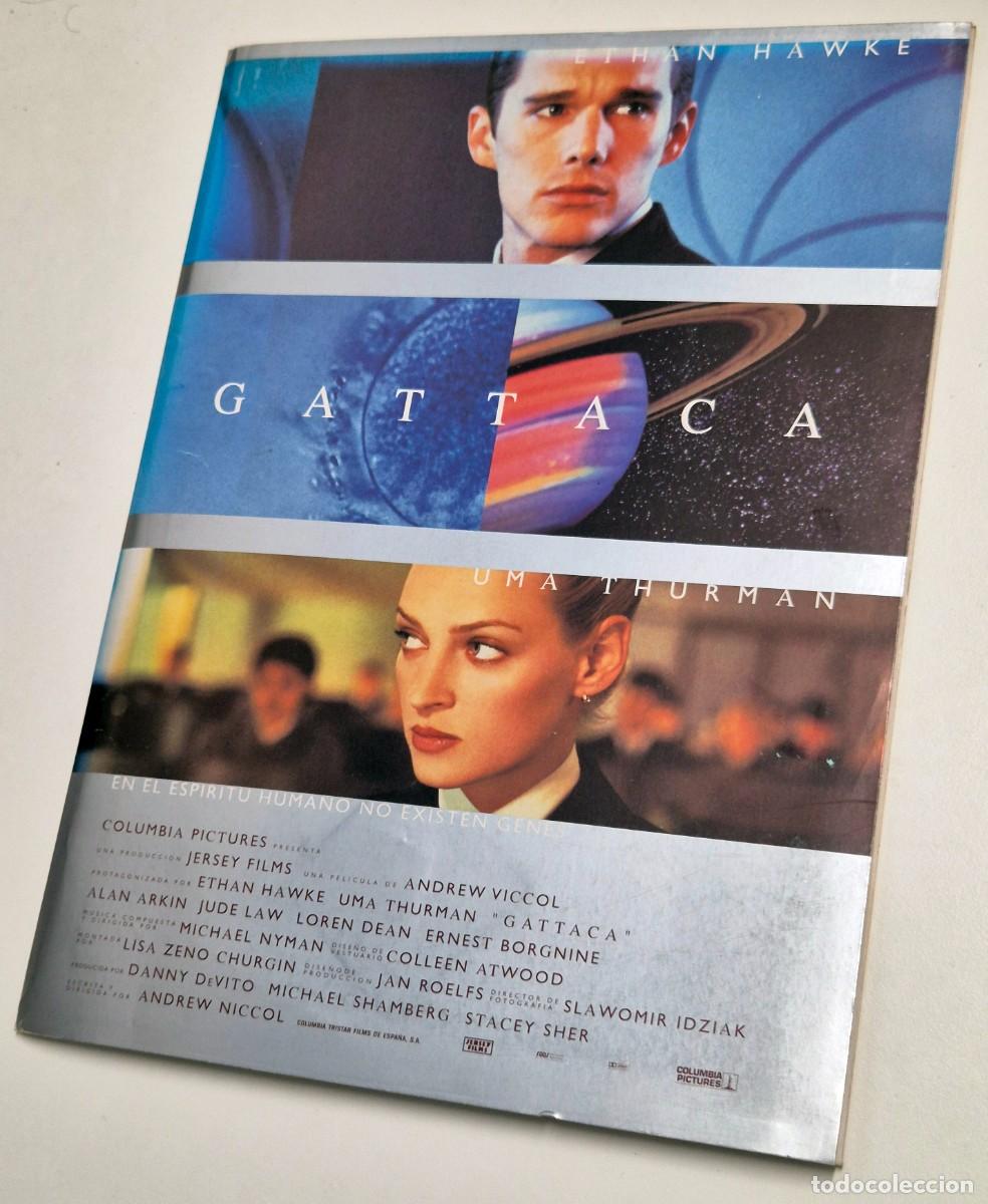 Cine: Gattaca de Andrew Niccol. Carpeta con dossier de prensa y datos de producci&oacute;n (1997)