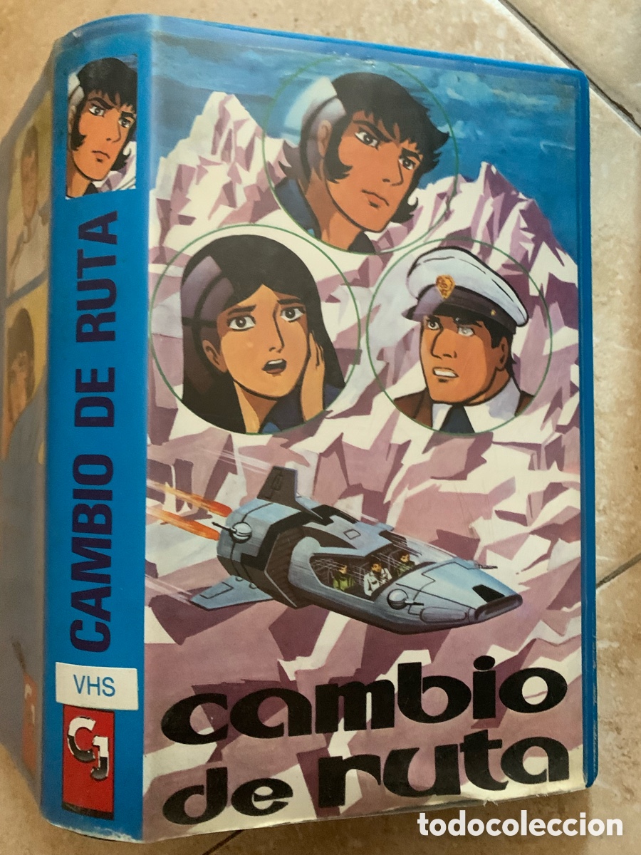 Cine: Peliculo cambio de ruta Vhs dibujos animados a&ntilde;os 80