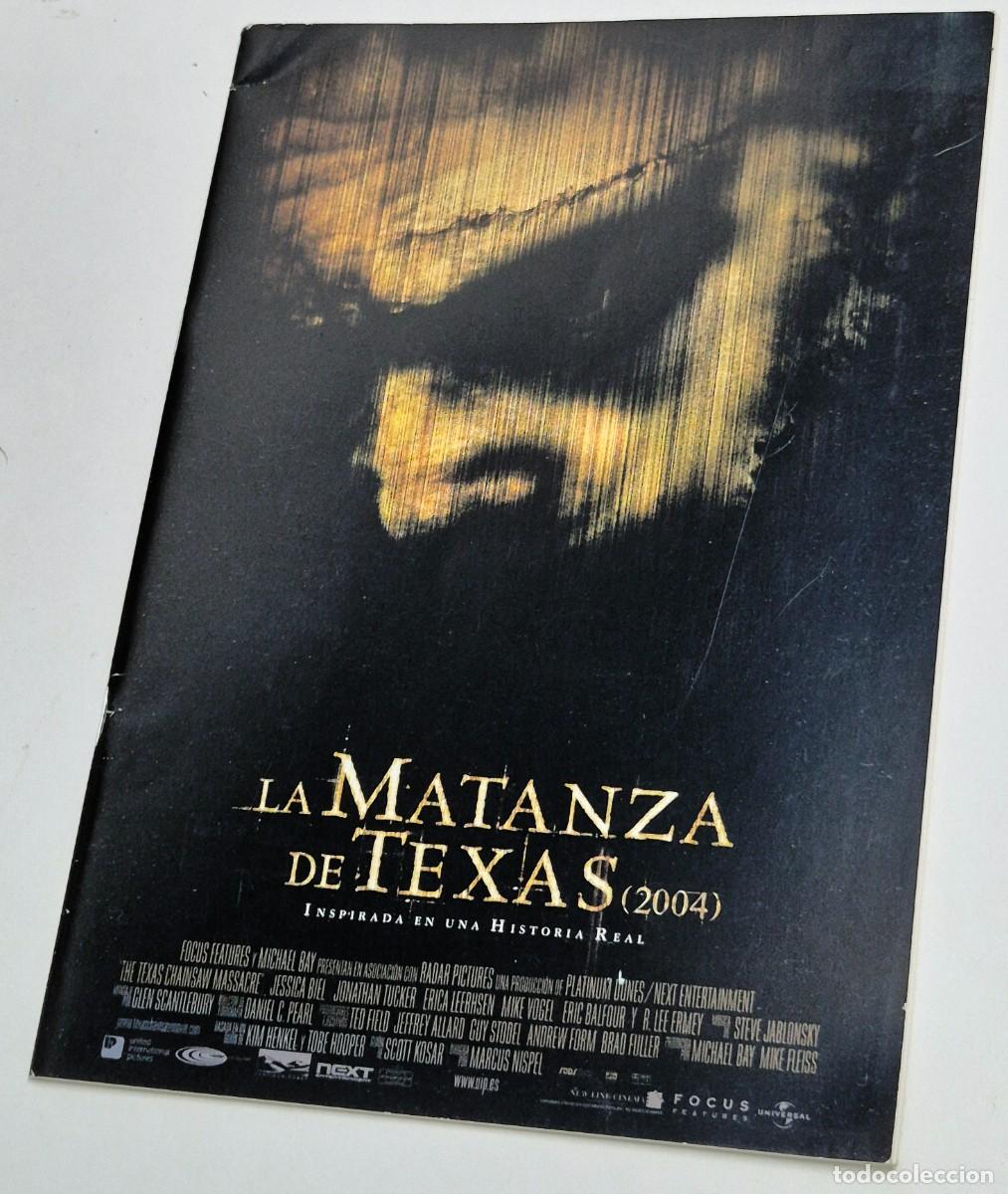 Cine: La matanza de Texas de Marcus Nispel. Dossier promocional de prensa (2003)