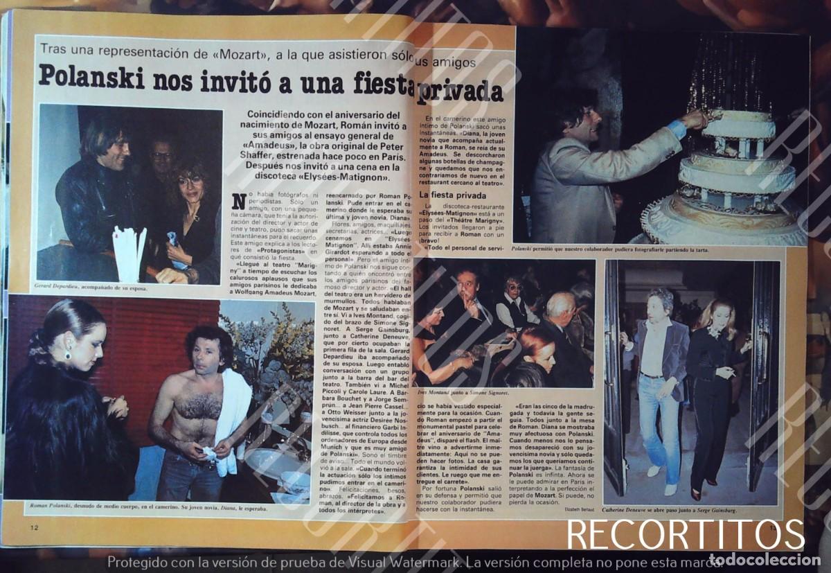 Cine: ROMAN POLANSKI GERARD DEPARDIEU CATHERINE DENEUVE SERGE GAINSBURG