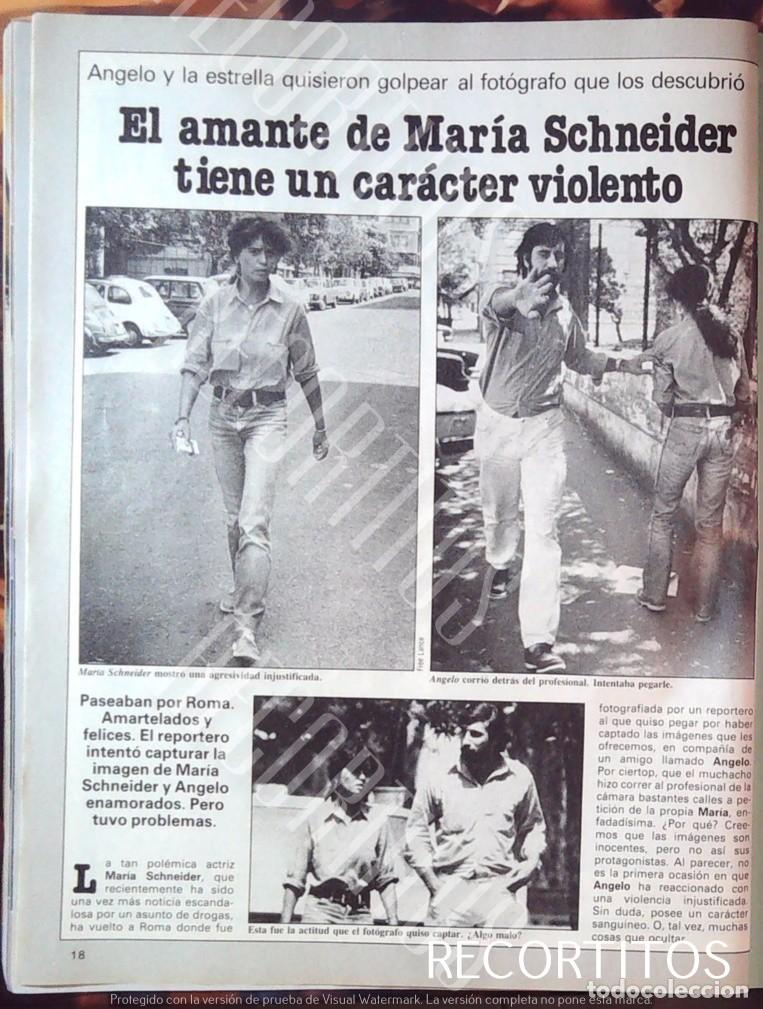 Cine: EL AMANTE DE MARIA SCHNEIDER