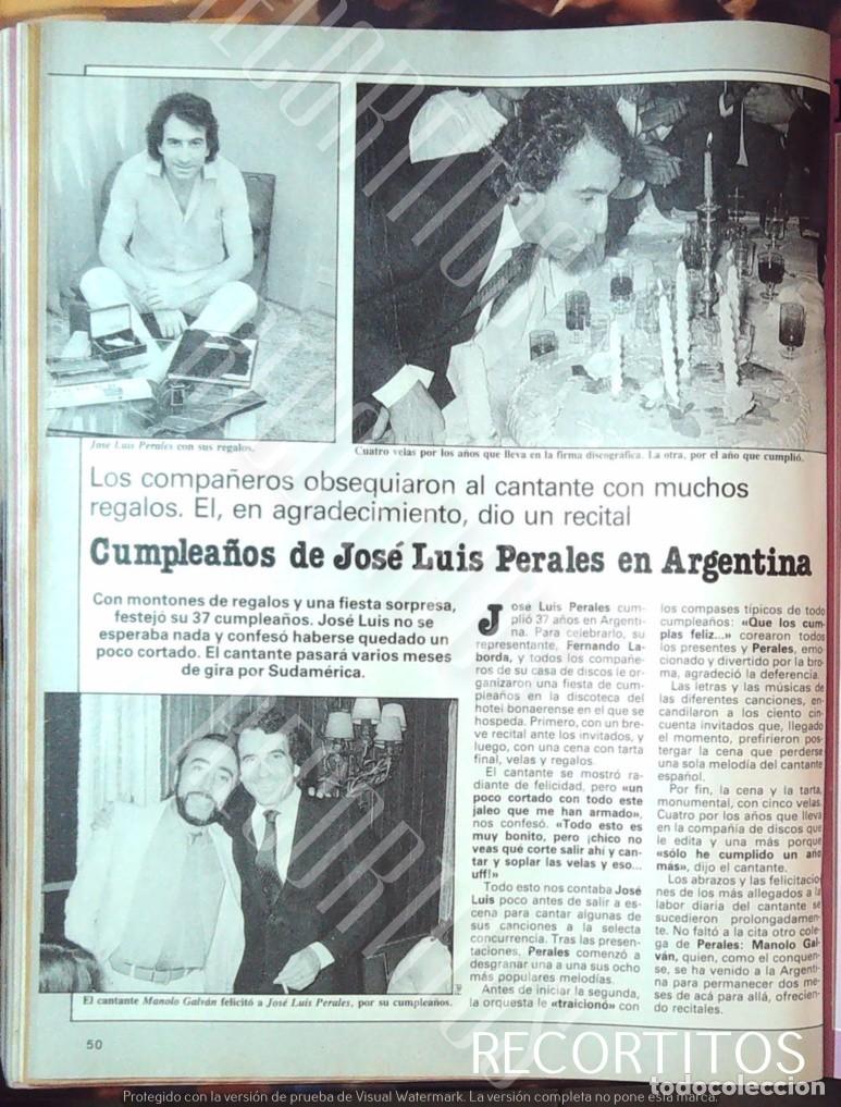 Cine: JOSE LUIS PERALES EN ARGENTINA