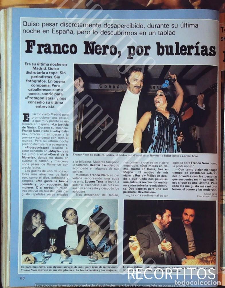 Cine: FRANCO NERO LUCERO TENA