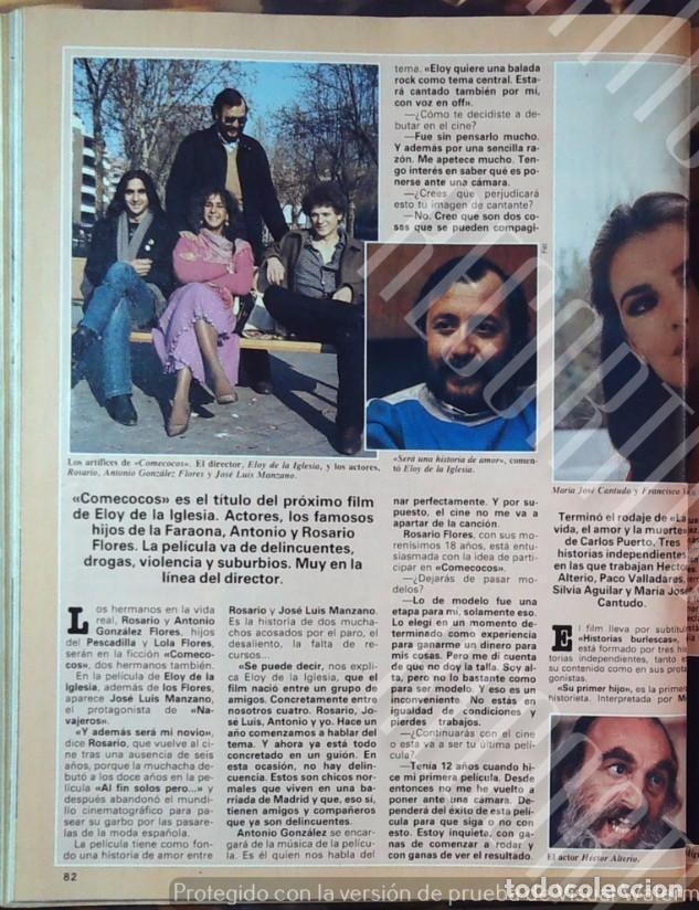 Cine: COMECOCOS ELOY DE LA IGLESIA ROSARIO ANTONIO FLORES pilar miro