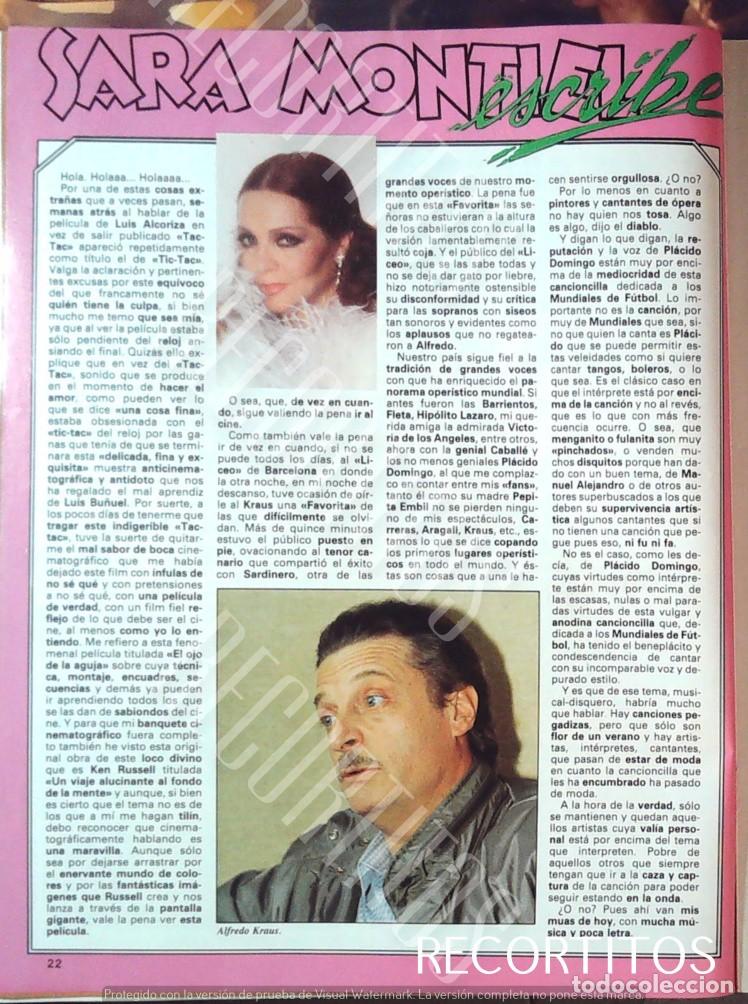 Cine: sara montiel alfredo kraus protagonistas