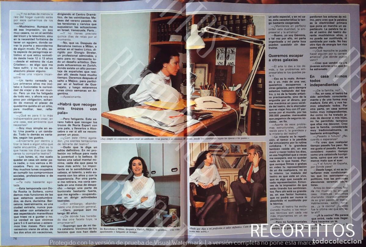 Cine: nuria espert con luis del olmo - Foto 2