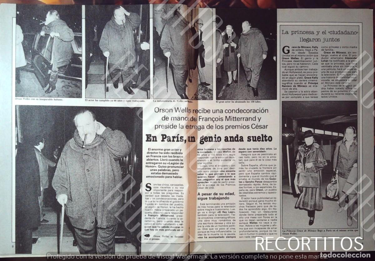 Cine: grace kelly orson welles premio cesar