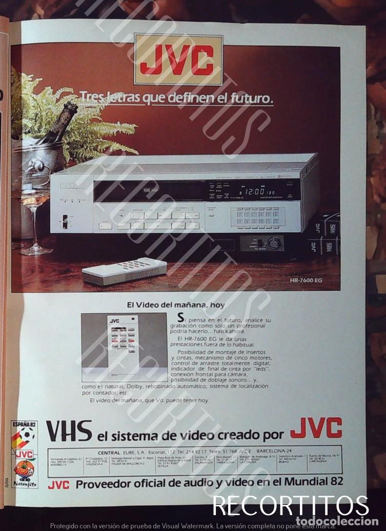 Cine: JVC VIDEO VHS ANUNCIO PUBLICIDAD