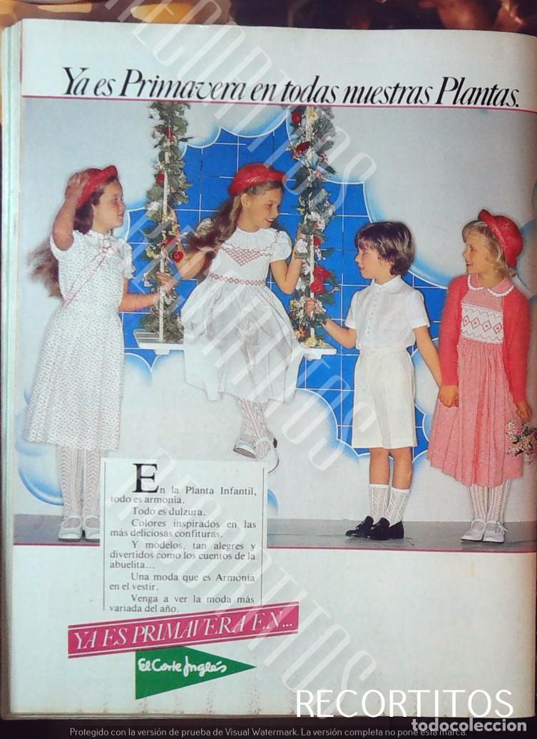 Cine: moda infantil 1982 el corte ingles
