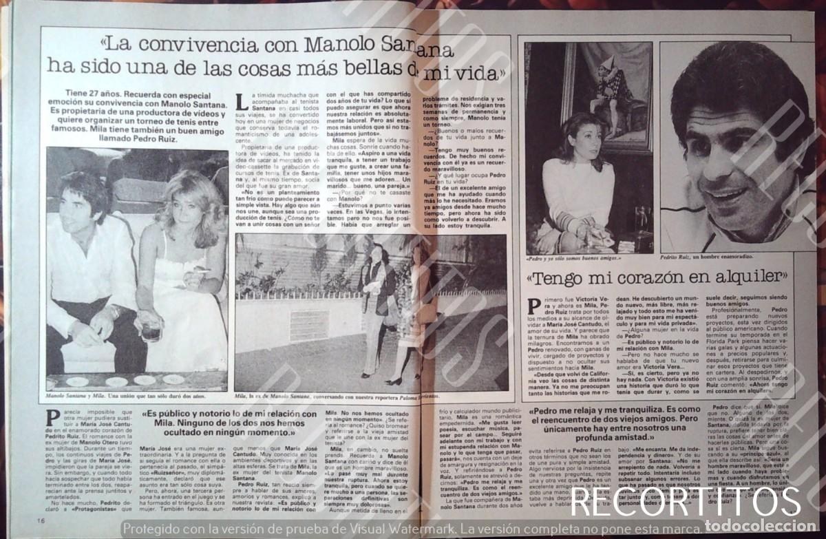 Cine: mila ximenez manolo santana pedro ruiz