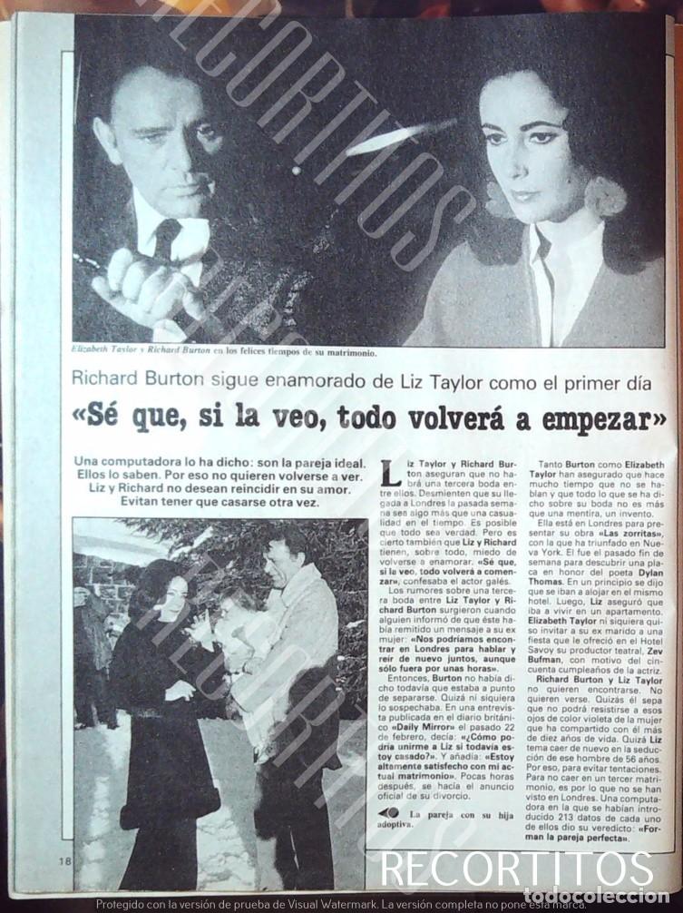 Cine: elizabeth taylor liz RICHARD BURTON