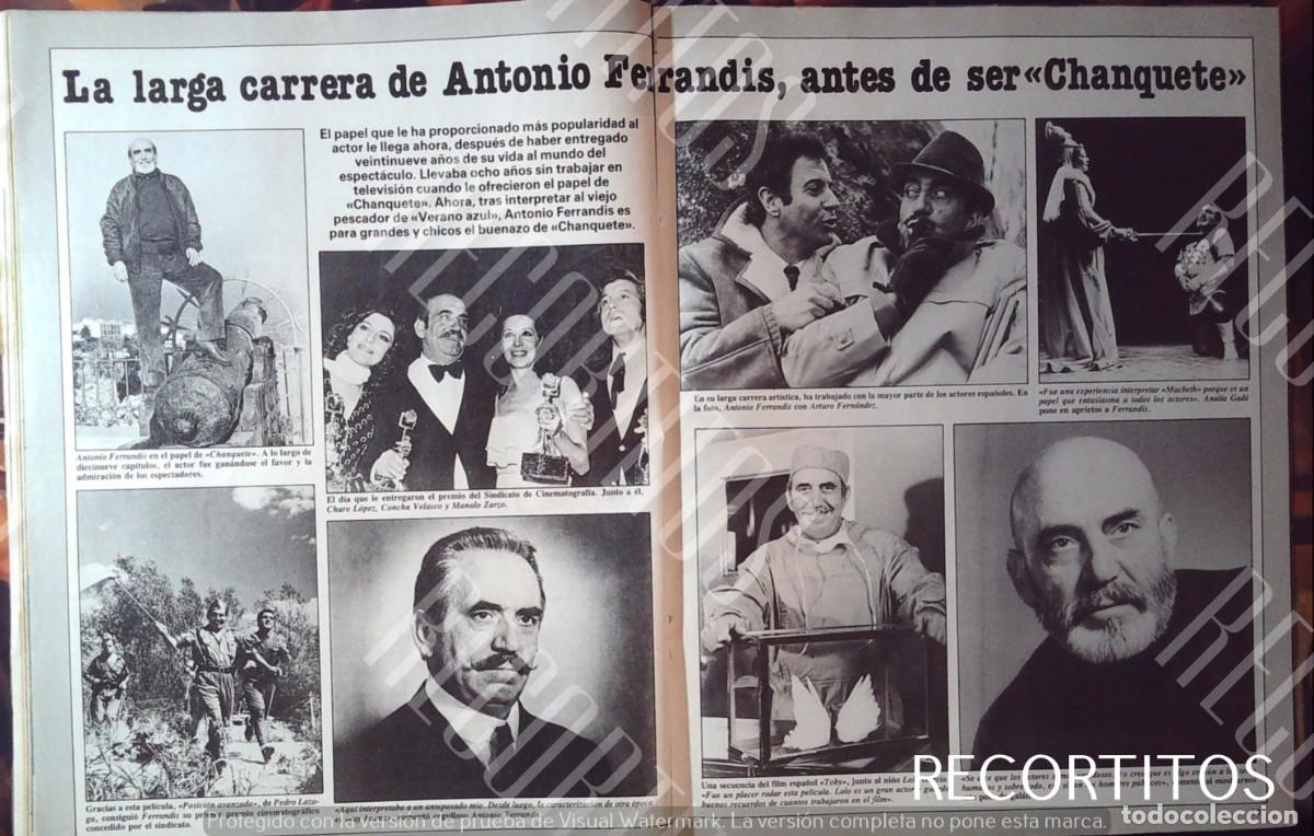 Cine: ANTONIO FERREANIDS MAS QUE CHANQUETE