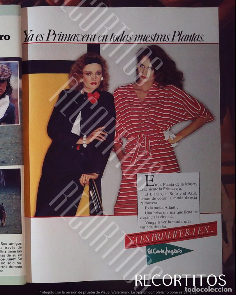 Cine: 1982 YA ES PRIMAVERA EN EL CORTE INGLES MODA
