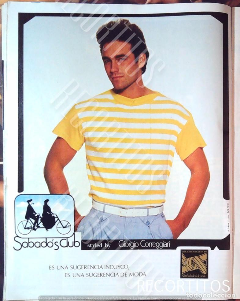 Cine: MODA MASCULINA GIORGIO CORREGGIARI SABADOS CLUB
