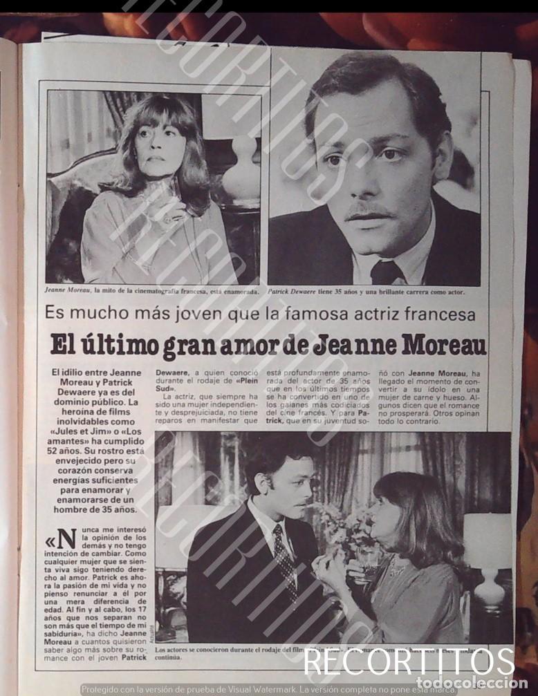 Cine: JEANNE MOREAU SU GRAN AMOR PATRICK DEWARE
