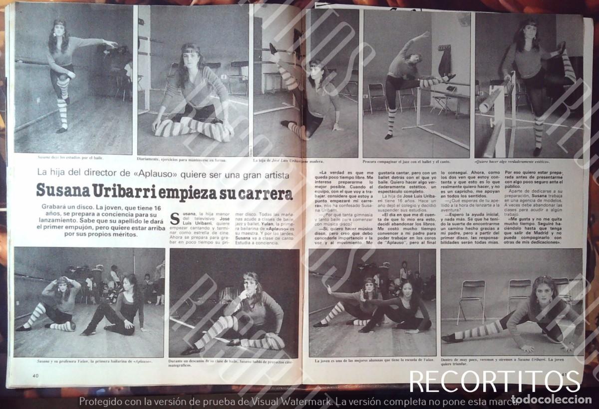 Cine: SUSANA URIBARRI QUIERE SER BAILARINA