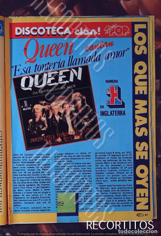 Cine: QUEEN FREDDIE MERCURY BRIAN MAY eas tonteria llamada amor tiene un recorte ver foto