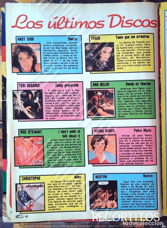 Cine: tebeo andy gibb pedro marin christophe neoton rod stewart ana belen steward