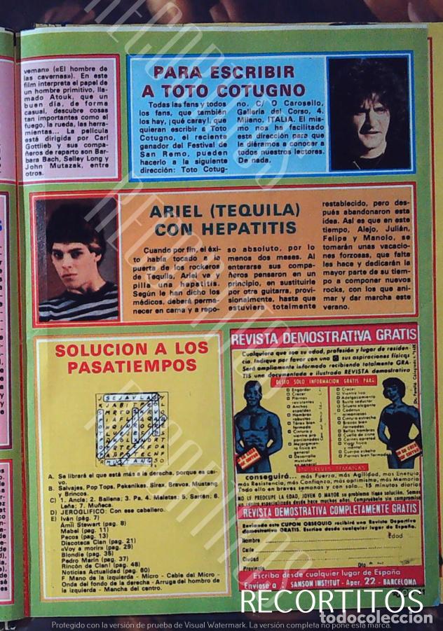Cine: beefcake anuncio musculos MOJORAMIENTO FISICO toto cotugno ariel roth tequila