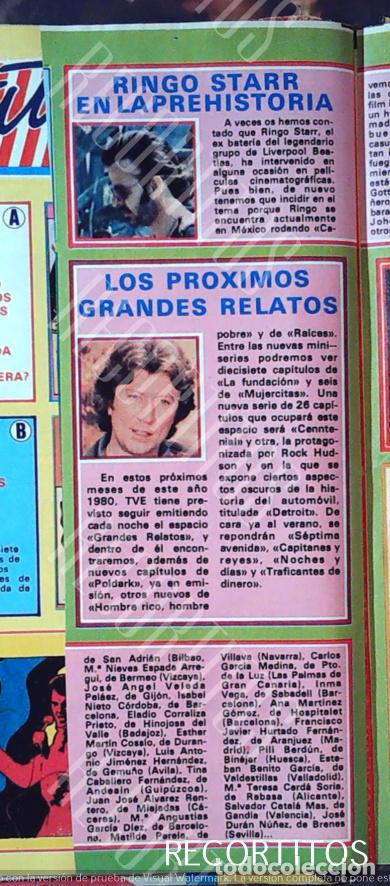 Cine: poldark ringo starr the beatles