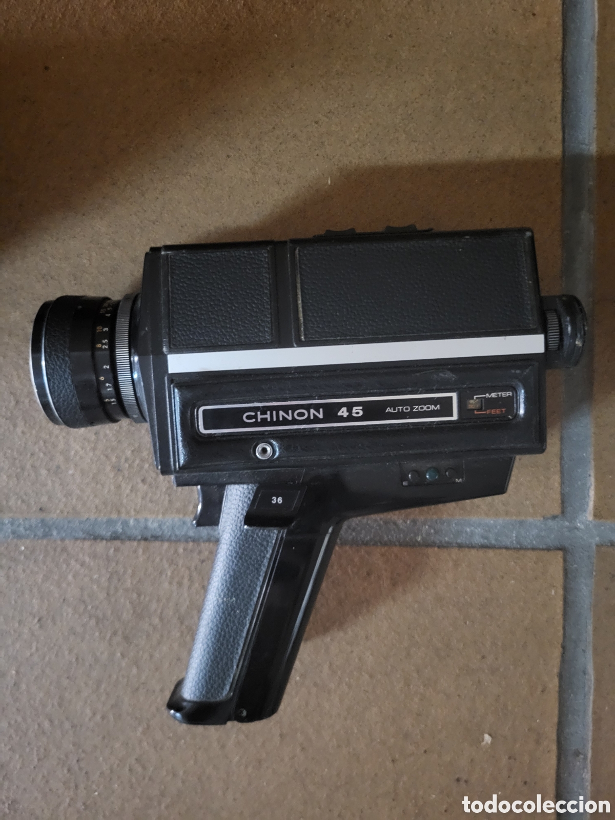 Cine: Chinon 45 Auto Zoom Super 8 &ndash; C&aacute;mara de cine vintage