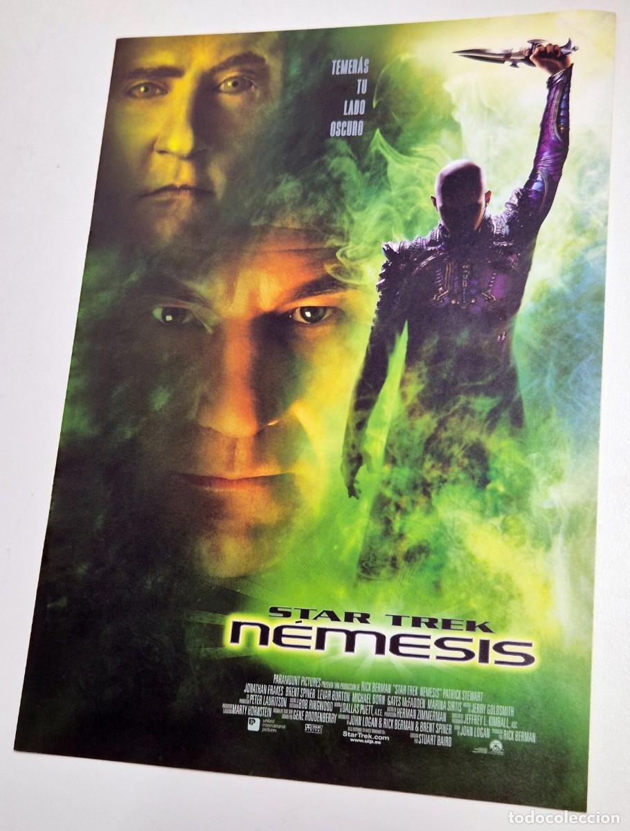Cine: Star Trek: Nemesis - Stuart Baird. Dossier promocional de prensa (2002)