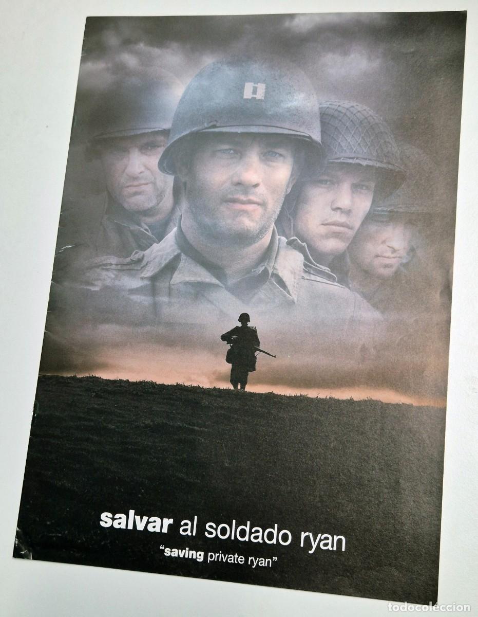 Cine: Salvar al soldado Ryan - Steven Spielberg. Dossier promocional de prensa (1998)