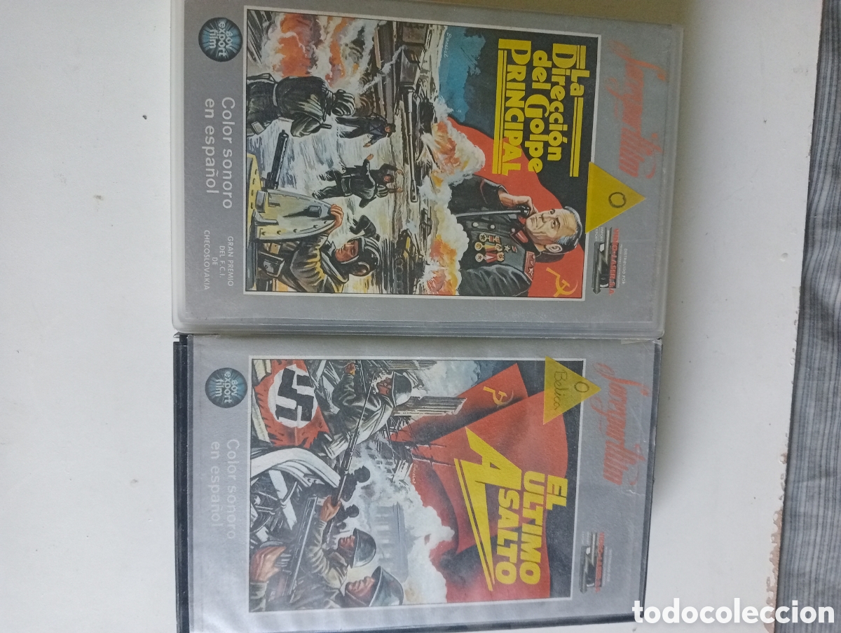Cine: La direcci&oacute;n del golpe principal & El ultimo Asalto VHS
