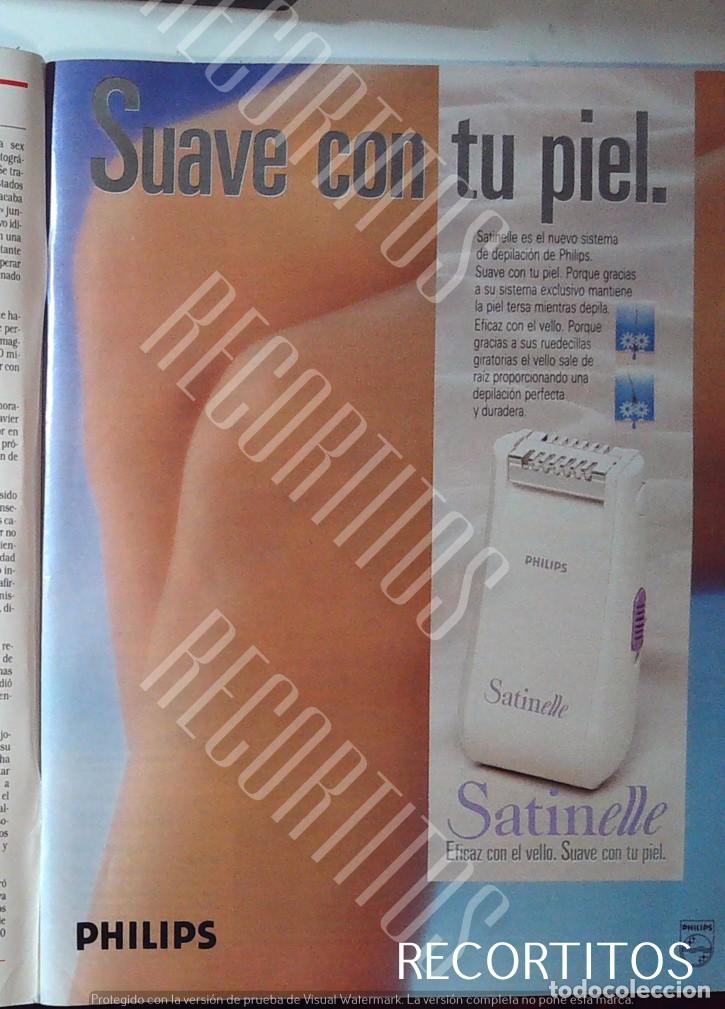 Cine: philips satinelle anuncio publicidad