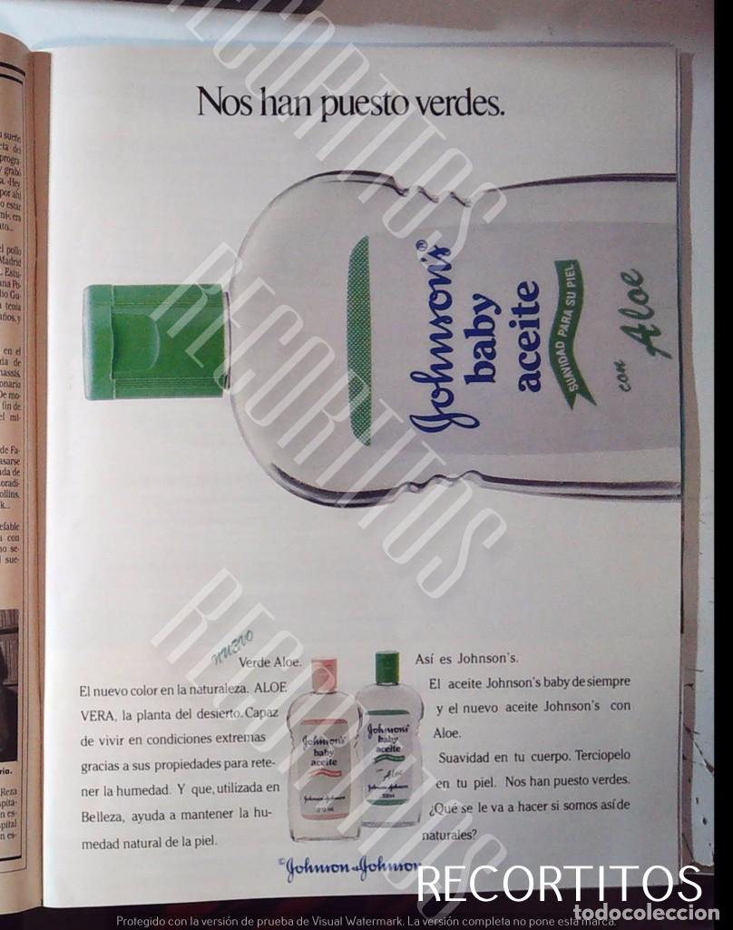 Cine: johnson's baby anuncio publicidad