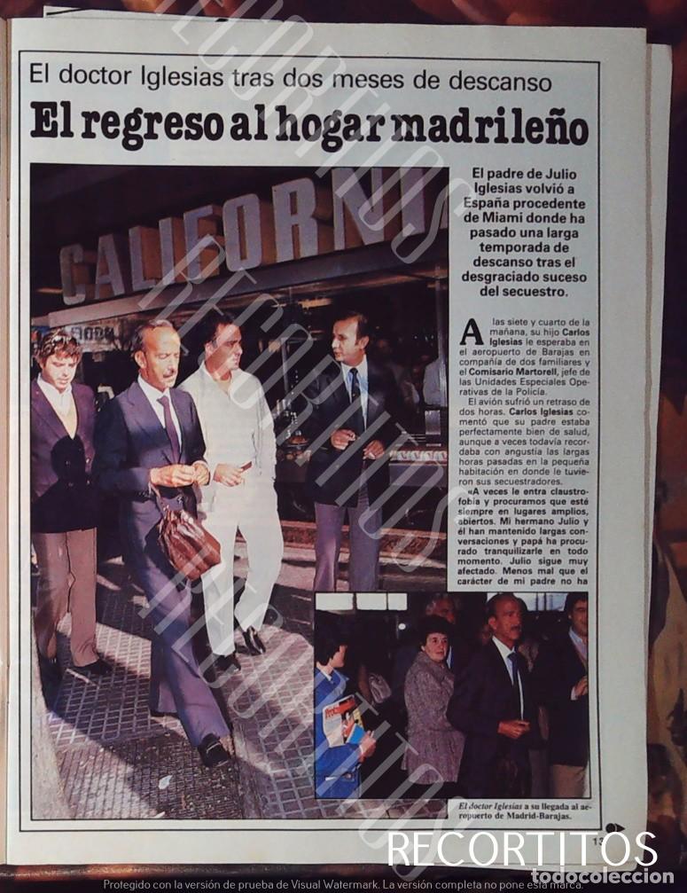 Cine: el padre de julio iglesias doctor puga regresa a madrid tras su secuestro