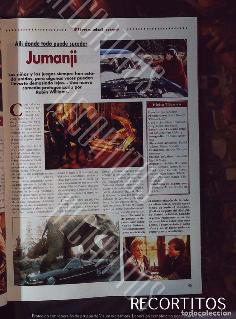 Cine: JUMANJI ROBIN WILLIAMS