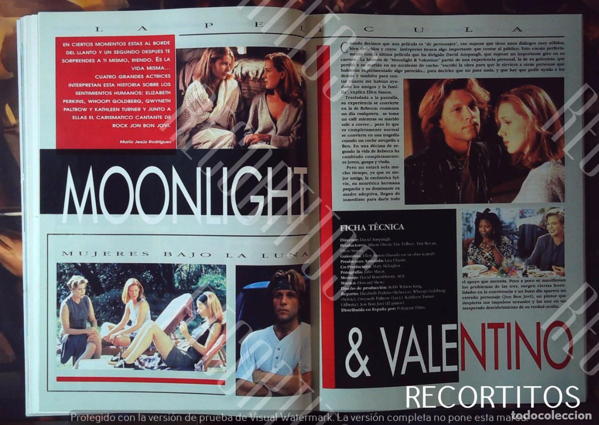 Cine: MOONLIGHT AND VALENTINO JON BON JOVI KATHLEEN TURNER WHOOPI GOLDBERG GWYNETH PALTROW ELIZABETH PERK