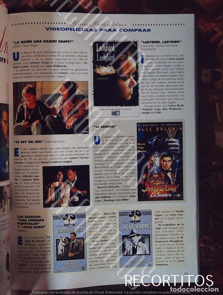 Cine: A QUIEN AMA GILBERT GRAPE LEO DI CAPRIO JOHNNY DEEP ALEC BALDWIN LA SOMBRA THE SHADOW CARMEN MAURA