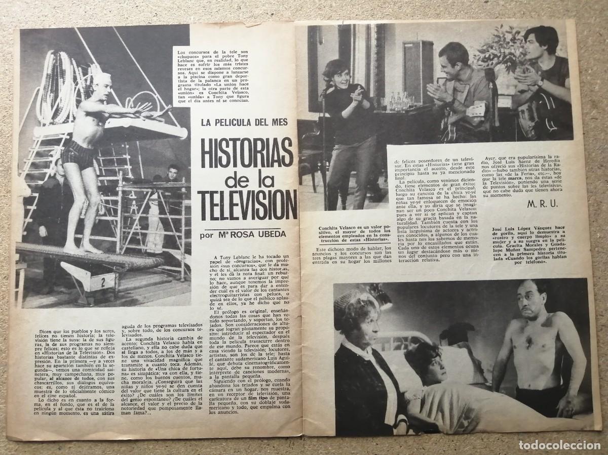 Cine: REPORTAJE CINE. HISTORIAS DE LA TELEVISION (TONY LEBLANC - CONCHA VELASCO)