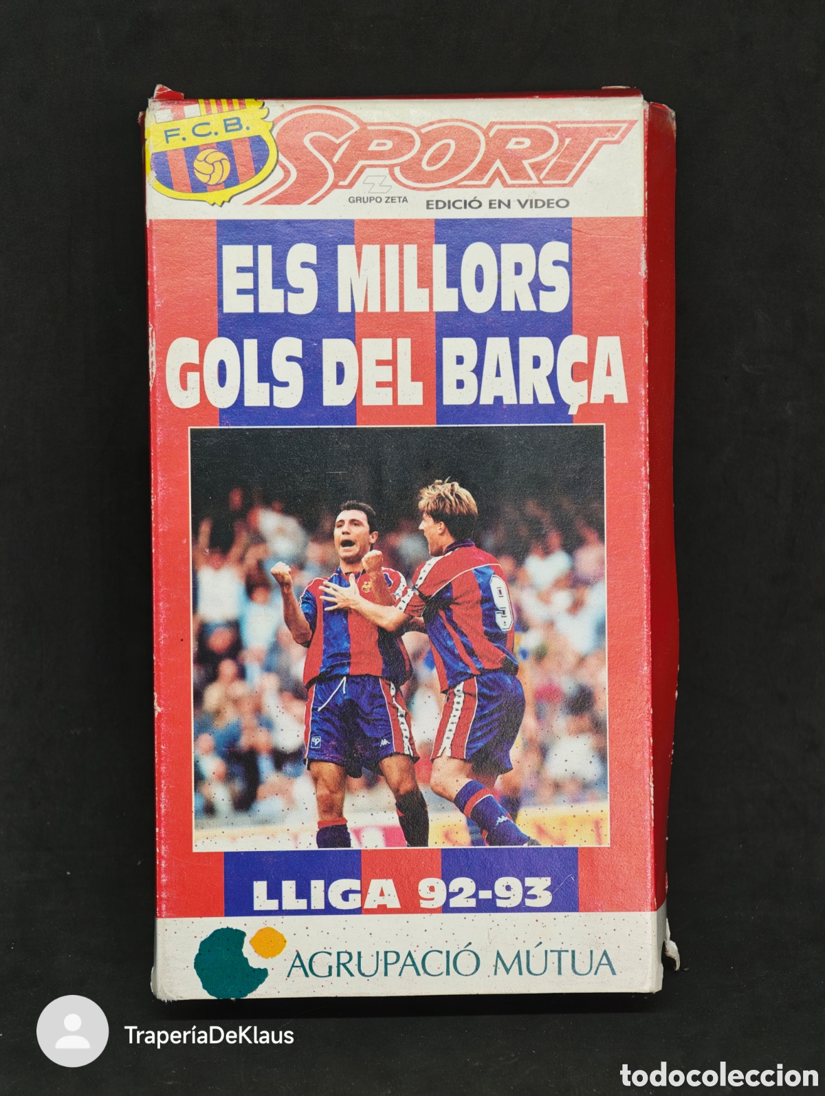 Cine: cinta vhs - milliors gols barca - liga 92-93 - car08