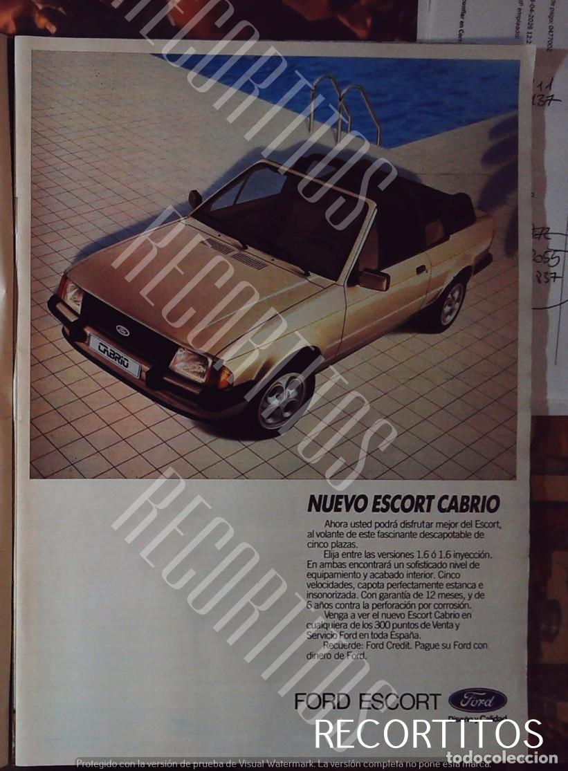 Cine: FORD ESCORT CABRIO QUORUM SOLAR CONTROL ANUNCIO PUBLICIDAD