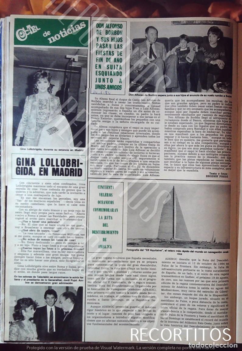 Cine: don alfonso e hijos luis alfonso fran de borbon gina lollobrigida en madrid