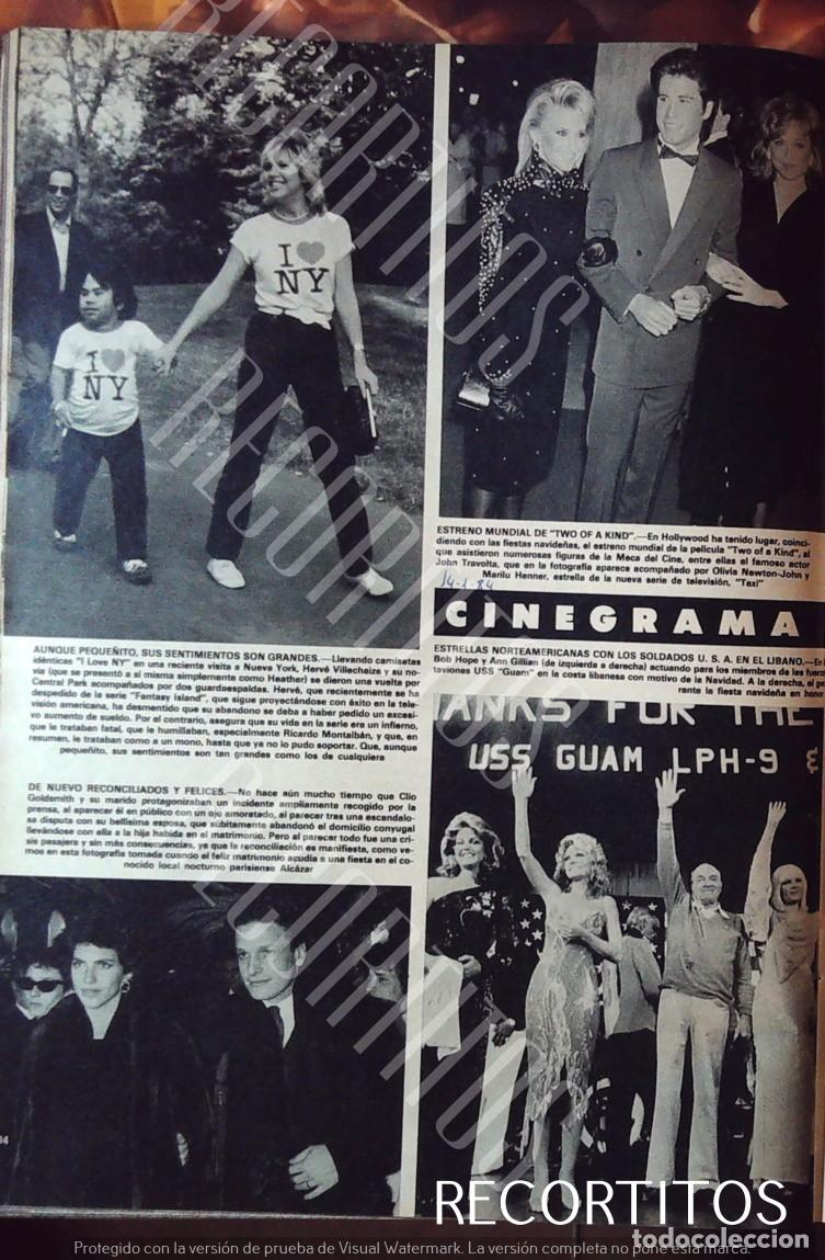 Cine: OLIVIA NEWTON JOHN TRAVOLTAclio goldsmith bobo hope ann gillian julie haynek miss usa