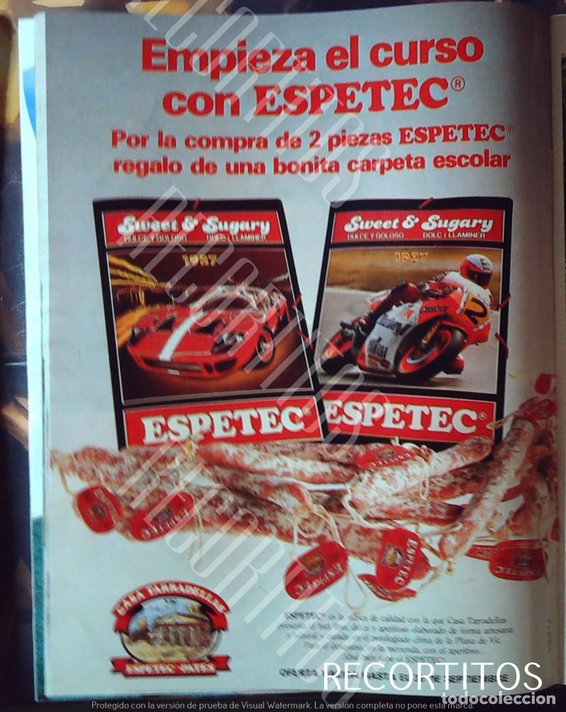 Cine: espetec casa tarradellas anuncio de los 80 las carpetas de motos y coches