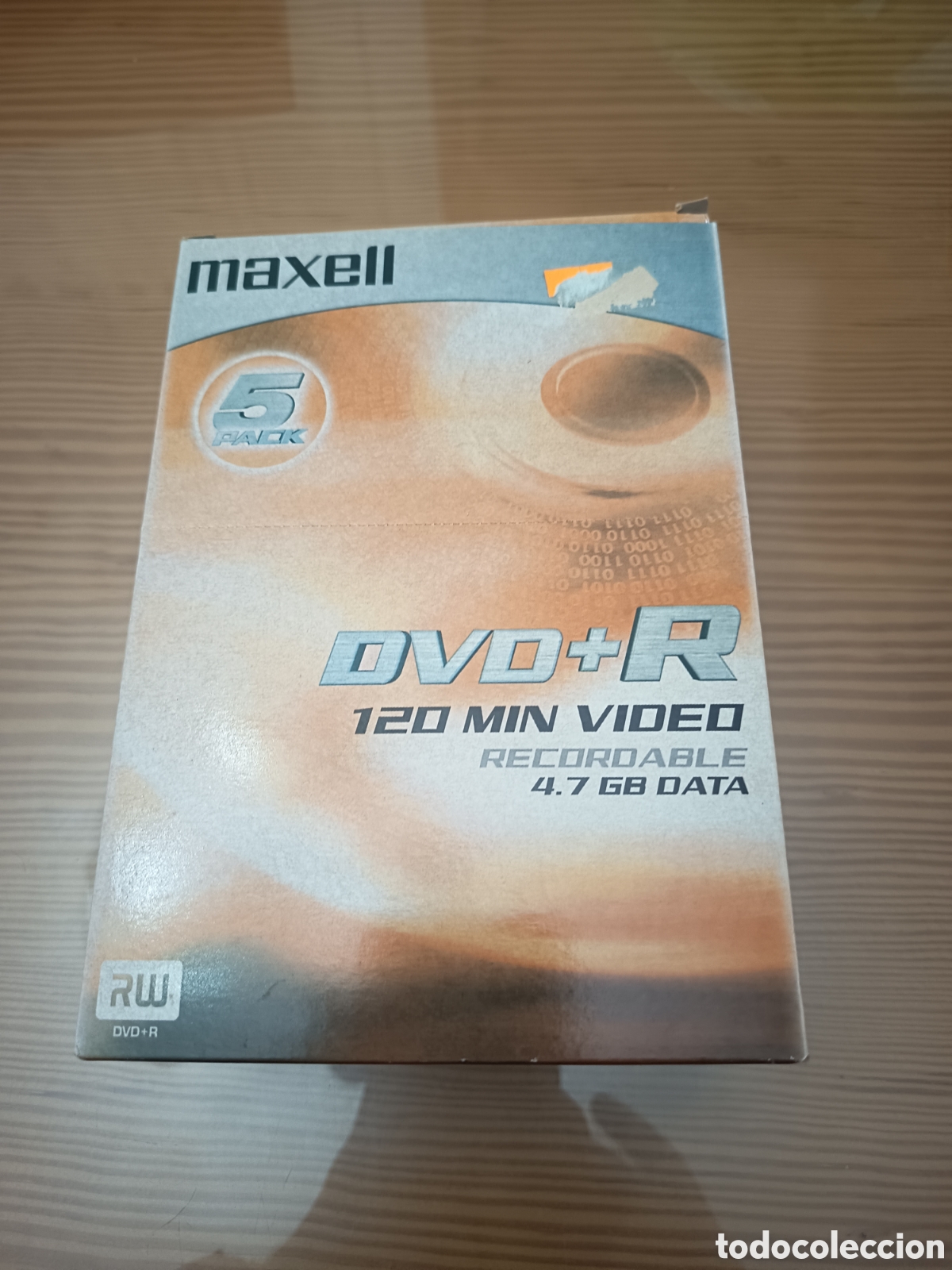 Cine: Pack de 5 DVD virgen regrabable Maxell ( DVD +R 120 MIN. 4.7 GB DATA )