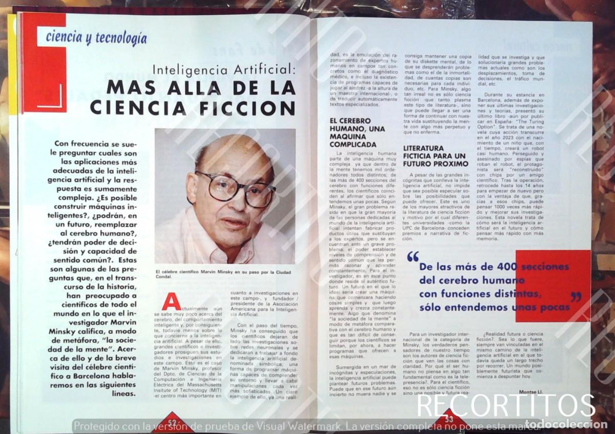 Cine: marvin misnksy la ia inteligencia artificial 1992