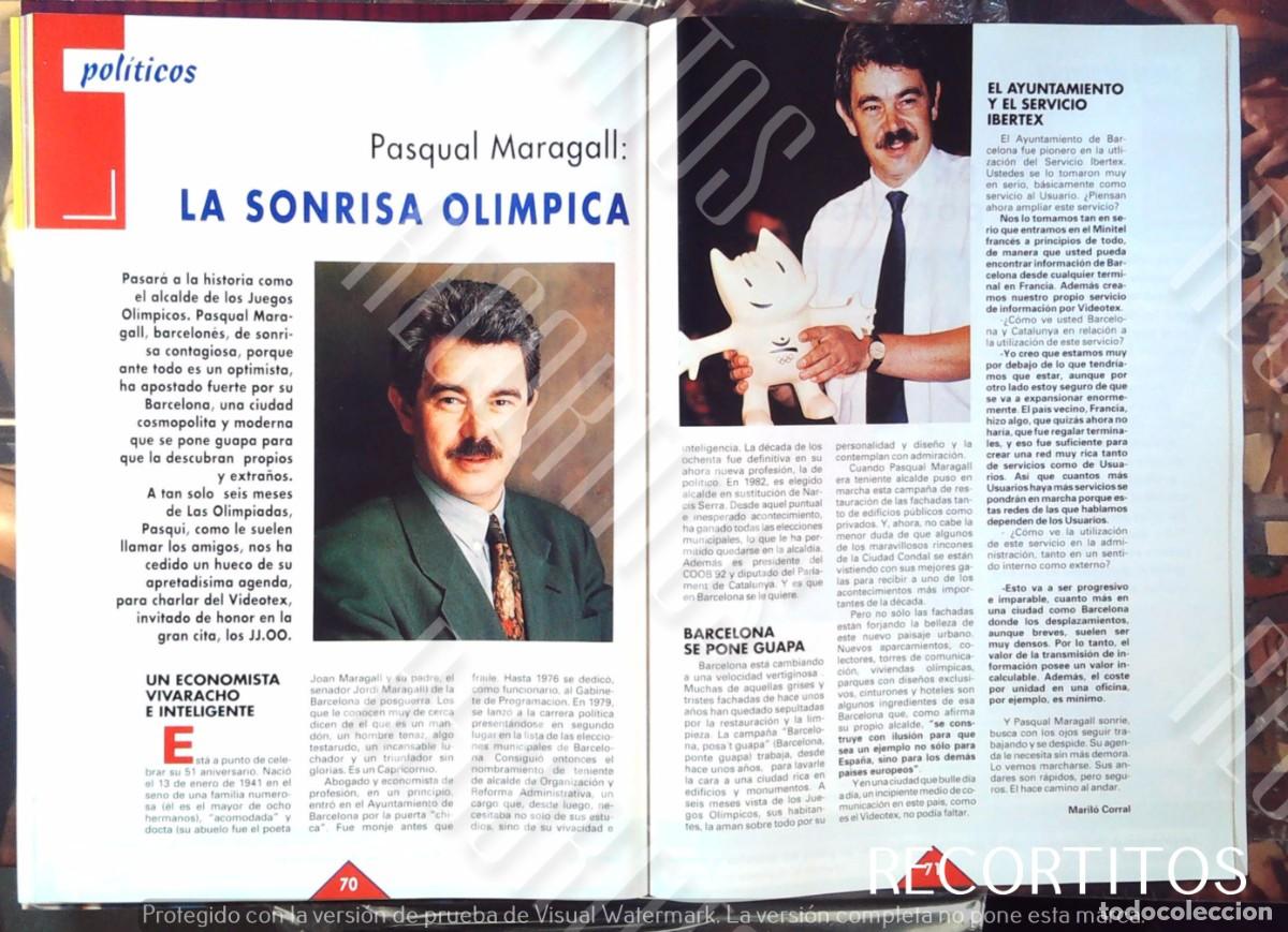 Cine: pasqual maragall cobi barcelona los juegos olimpicos