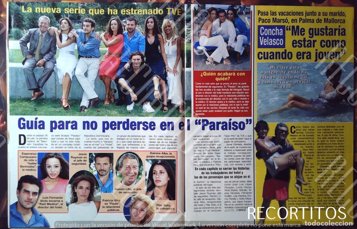Cine: el paraiso tve pilar soto luis vernando alves esperanza campuzano patricia vico concha velasdco paco